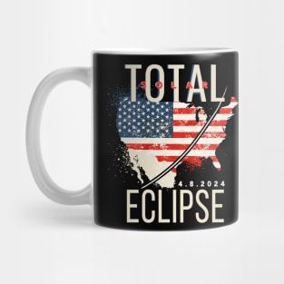 Total Solar Eclipse 4.8.2024 USA Mug